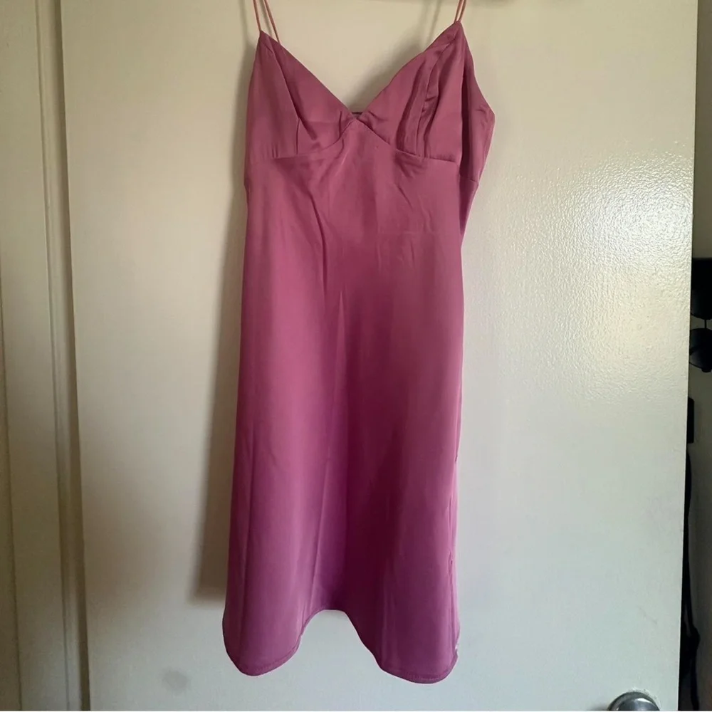 THATS SO FETCH NWT - Pink Spaghetti Strap Mini Dress - Picture 2 of 4